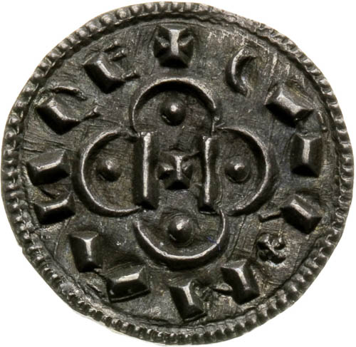 Denár (1095 - 1116) - averz