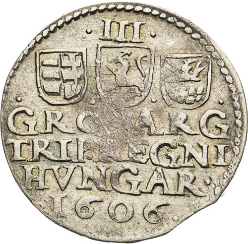 3 Groš 1606 - reverz
