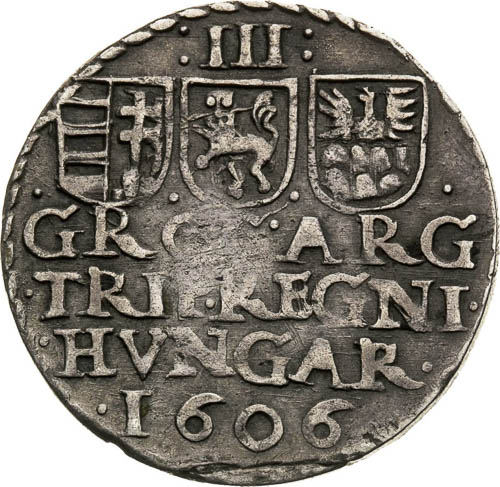 3 Groš 1606 - reverz