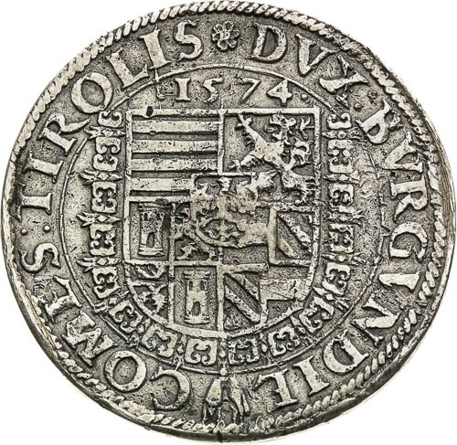 Thaler (60 Kreutzer) 1574 - back