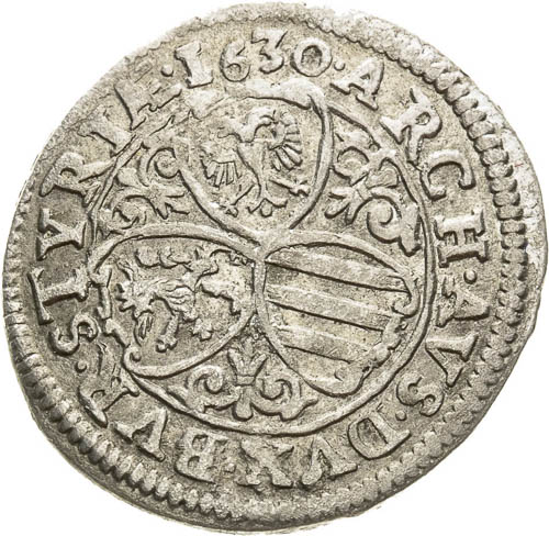 3 Kreutzer 1630 - back