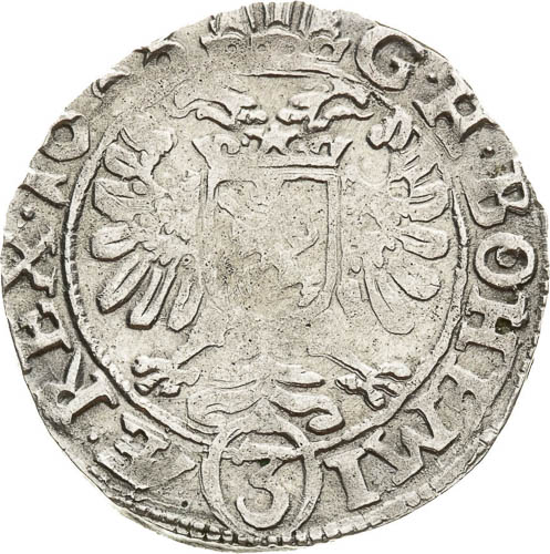3 Grajciar 1638 - reverz