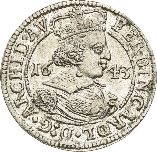 3 Kreutzer 1643 - front