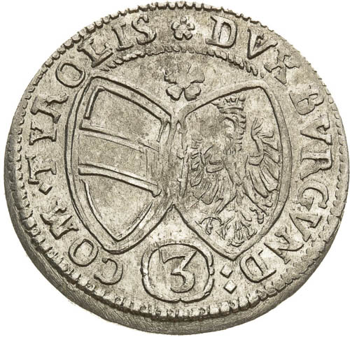 3 Kreutzer 1645 - back