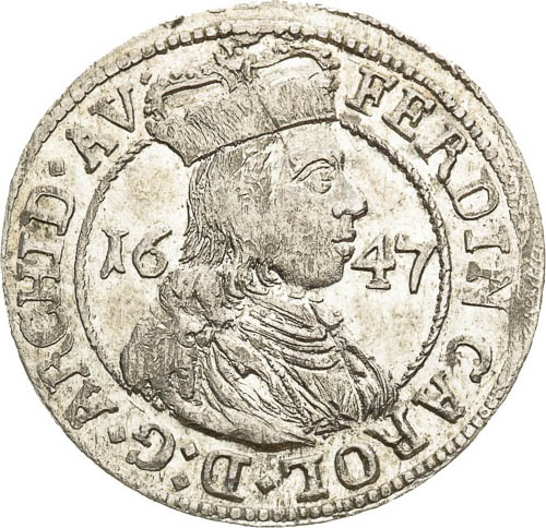 3 Kreutzer 1647 - front