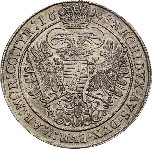 Thaler 1698 - back