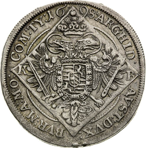 1/4 Thaler 1698 - back