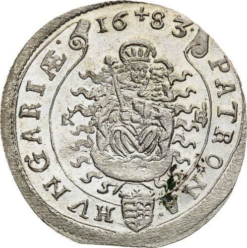 XV Kreutzer 1683 - back