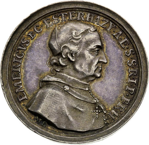 Silver medal 1738  - front