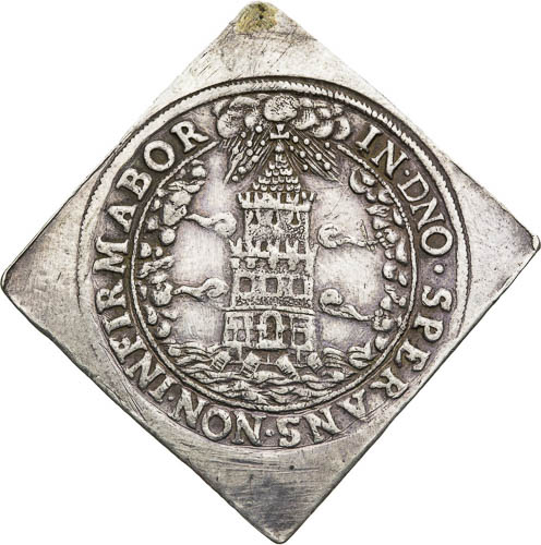 1/2 Thaler Klippe (1593) - back