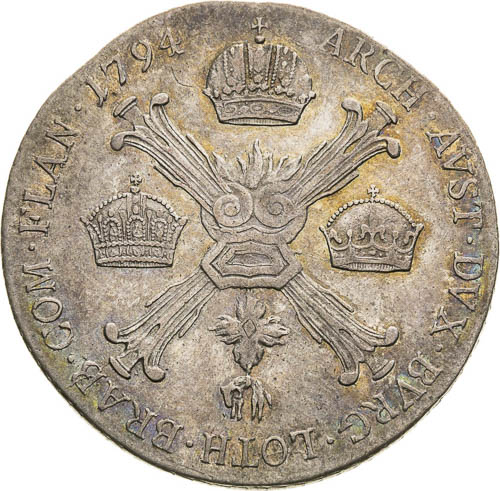 1/4 Thaler 1794 - back