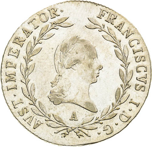 20 Kreutzer 1819 - front