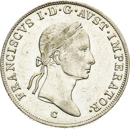 20 Kreutzer 1833 - front