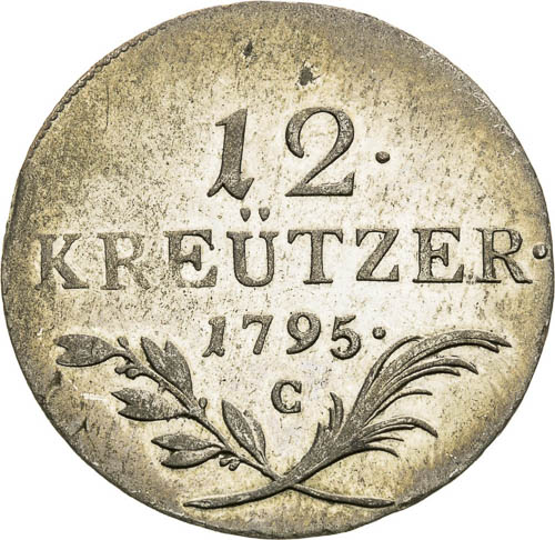 12 Kreutzer 1795 - front