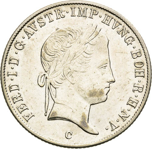 20 Kreutzer 1845 - front