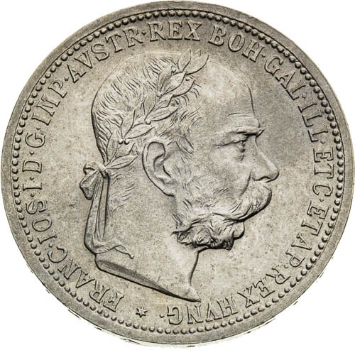 1 Korona 1899 - averz