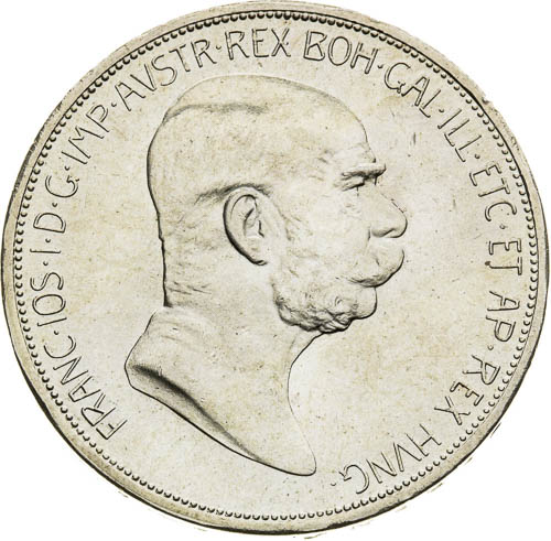 5 Corona 1908  - front