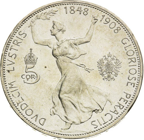 5 Corona 1908  - back