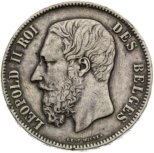 5 Frank 1870 - averz