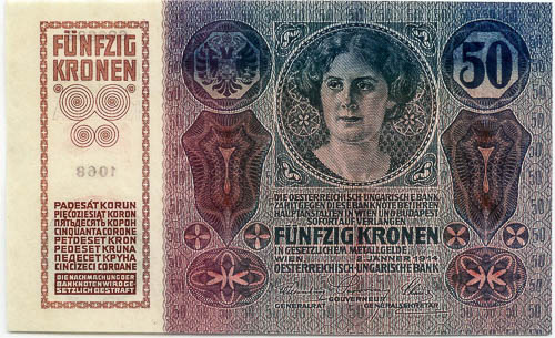 50 Korona 1914 - reverz