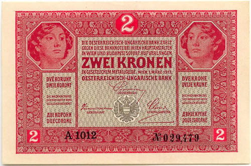 2 Korona 1917 (3 ks) - averz