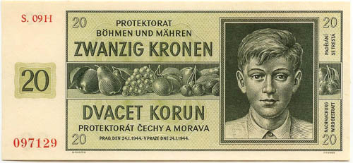 20 K 1944 - front