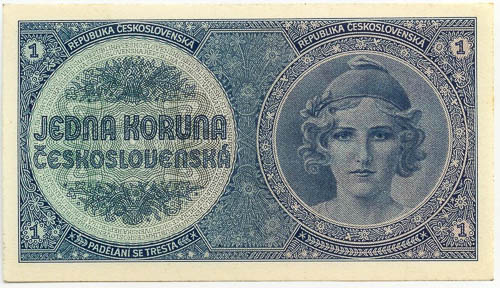 1 Koruna (1938) - front