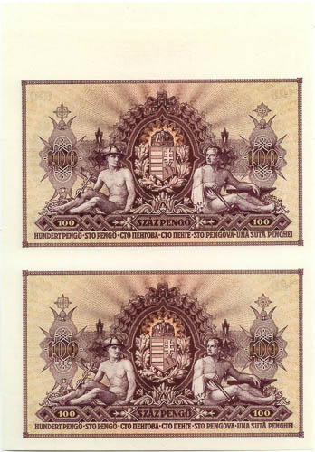 100 Pengo 1943 - reverz