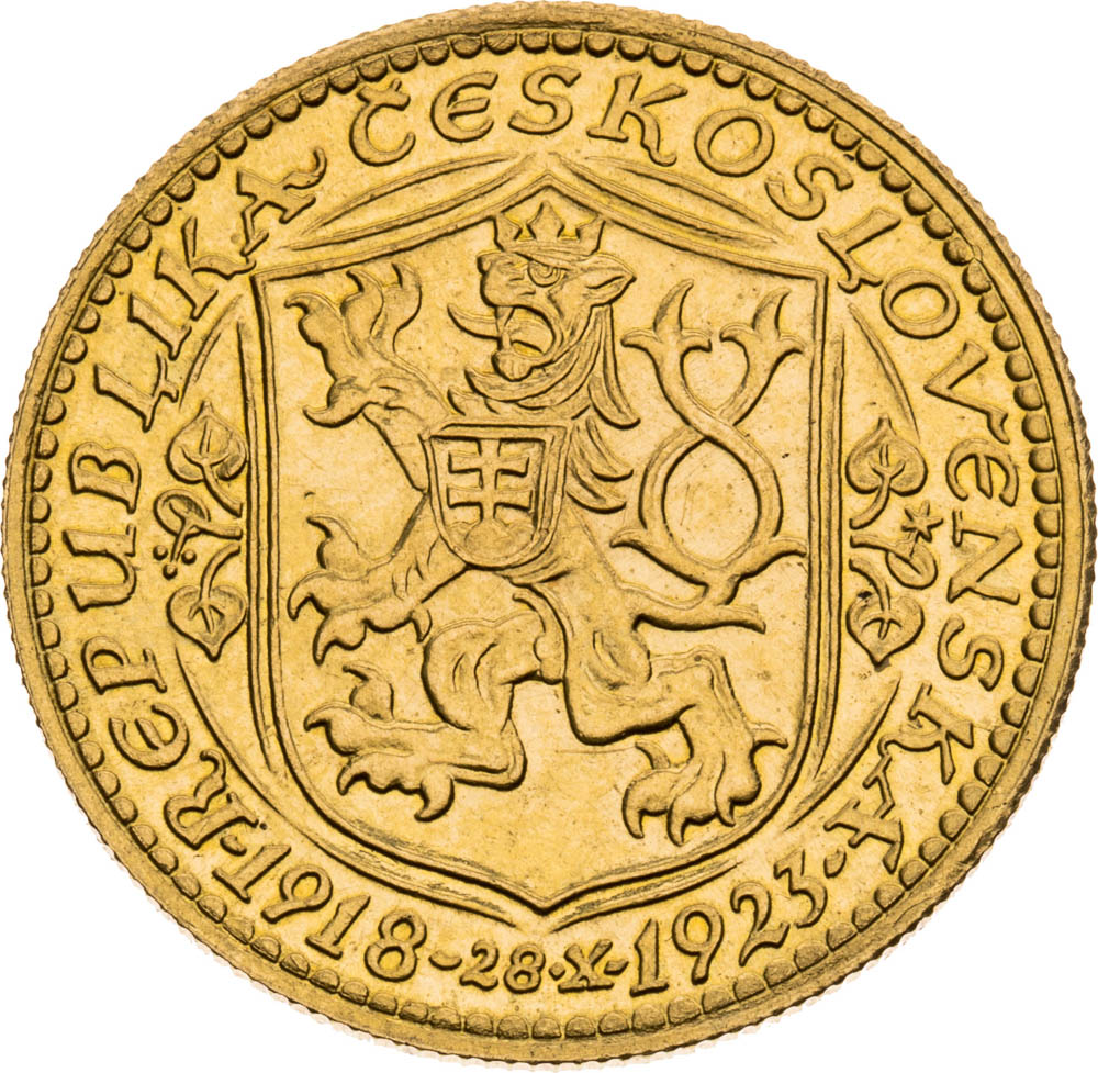 Ducat 1923 (numbered) - front