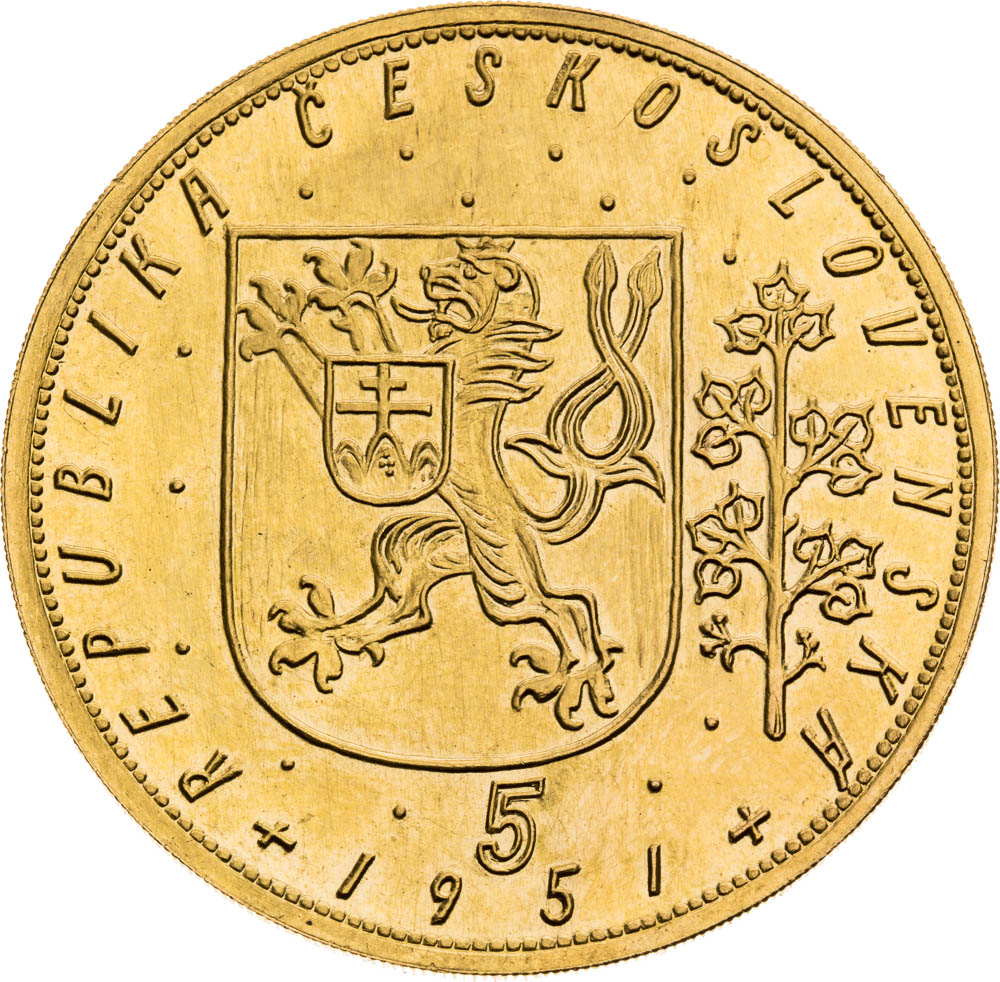 5 Ducats 1951 - front