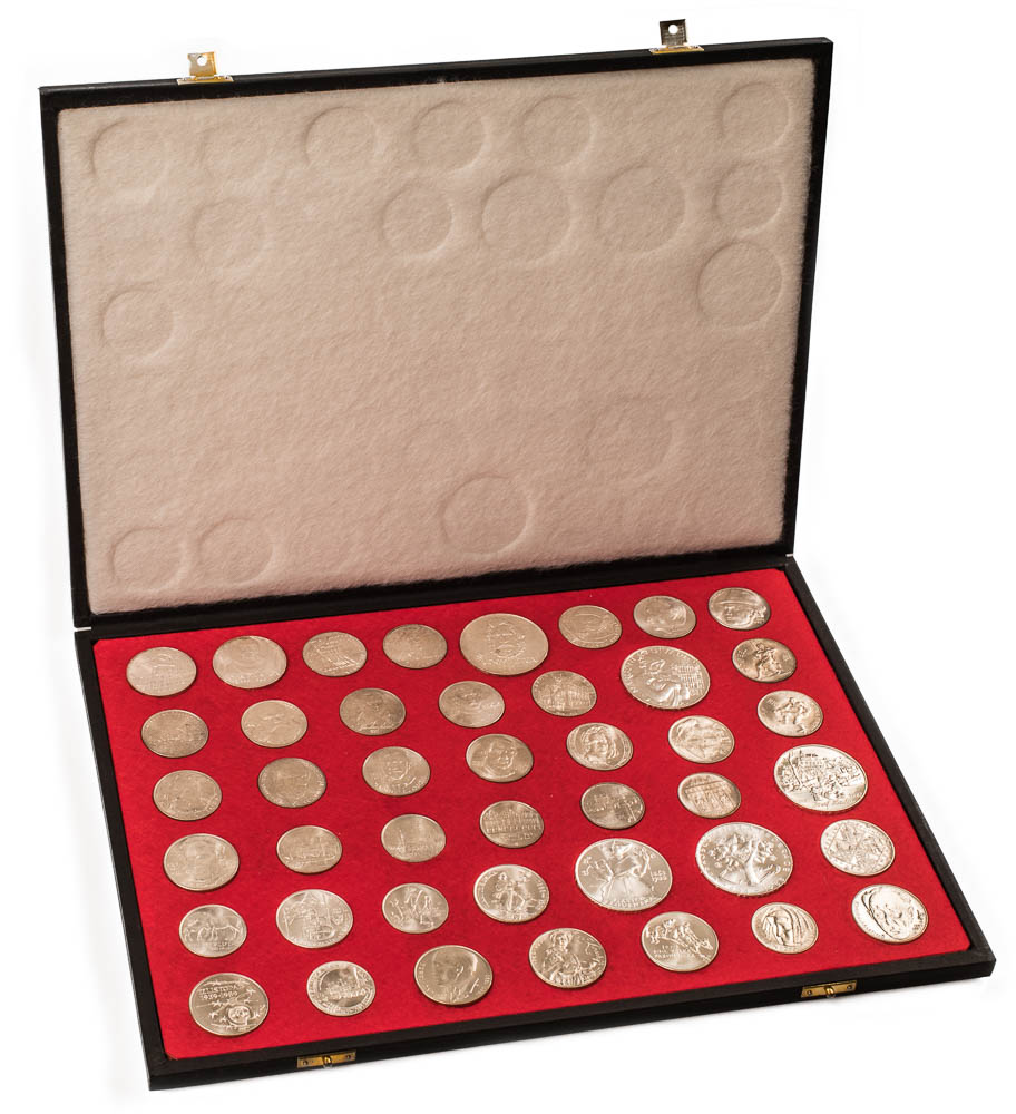 Commemorative silver coins 1945 - 1990 (91 pcs) - front