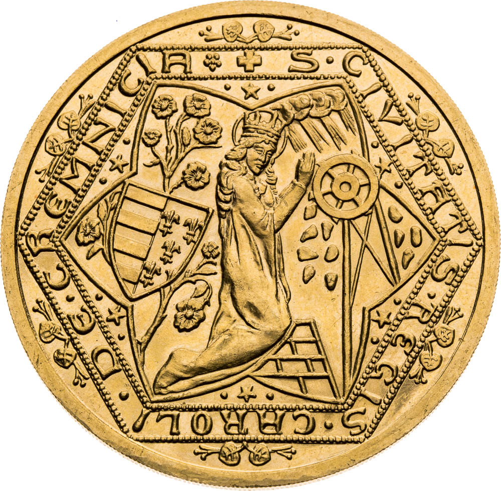 Gold Medal 1934 (10 Ducats) - front