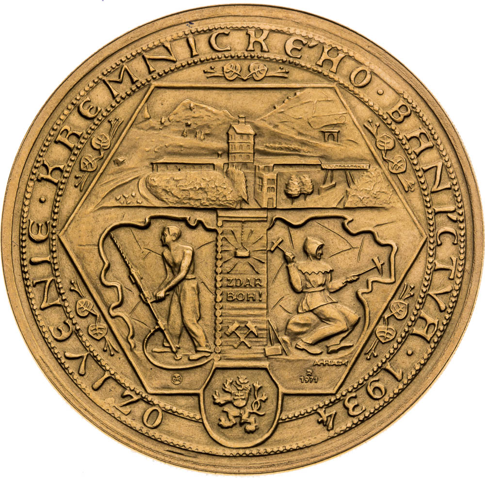 Gold Medal 1934/1971 (10 Ducats) - back