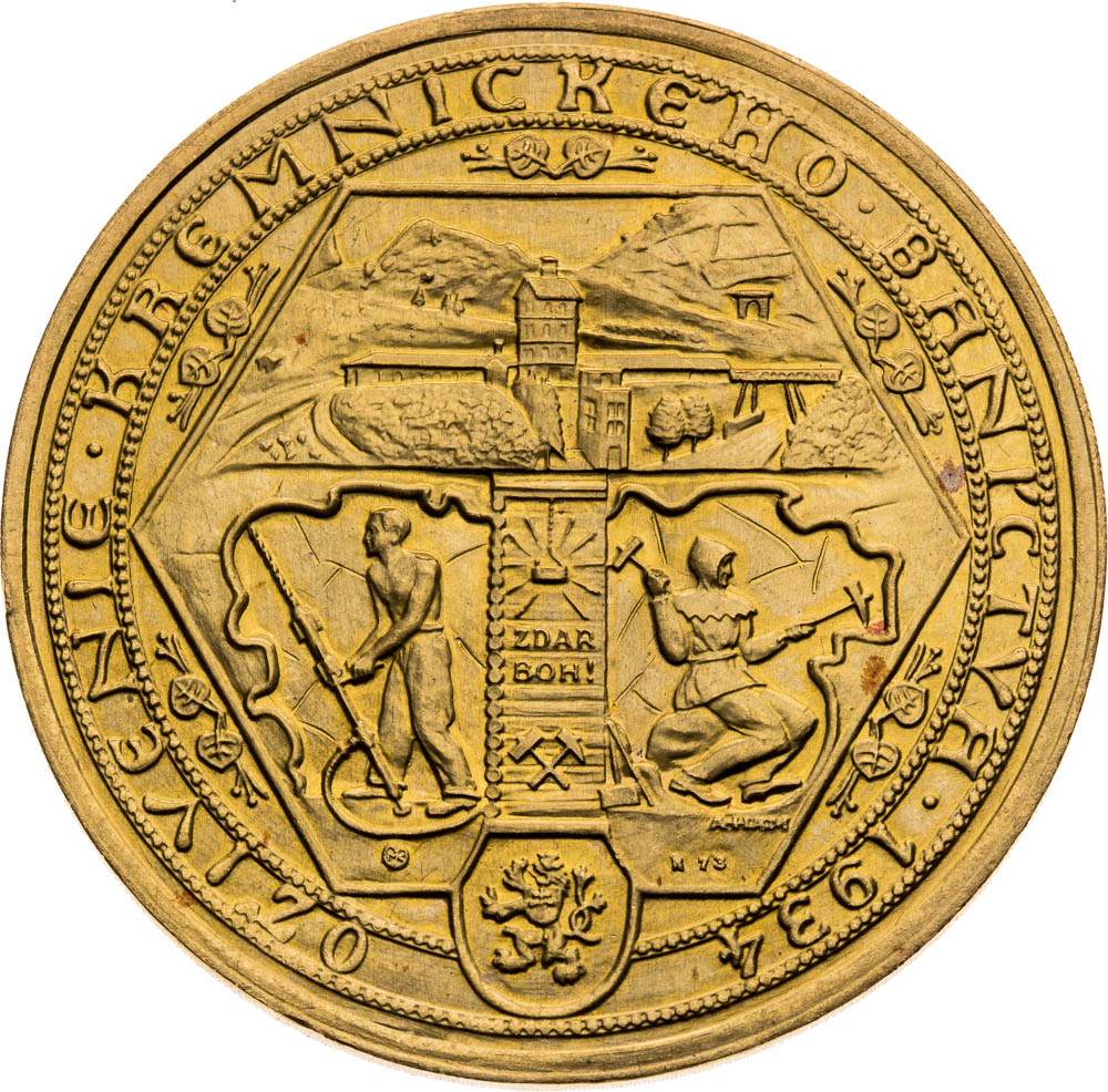Gold Medal 1934/1973 (10 Ducats) - back