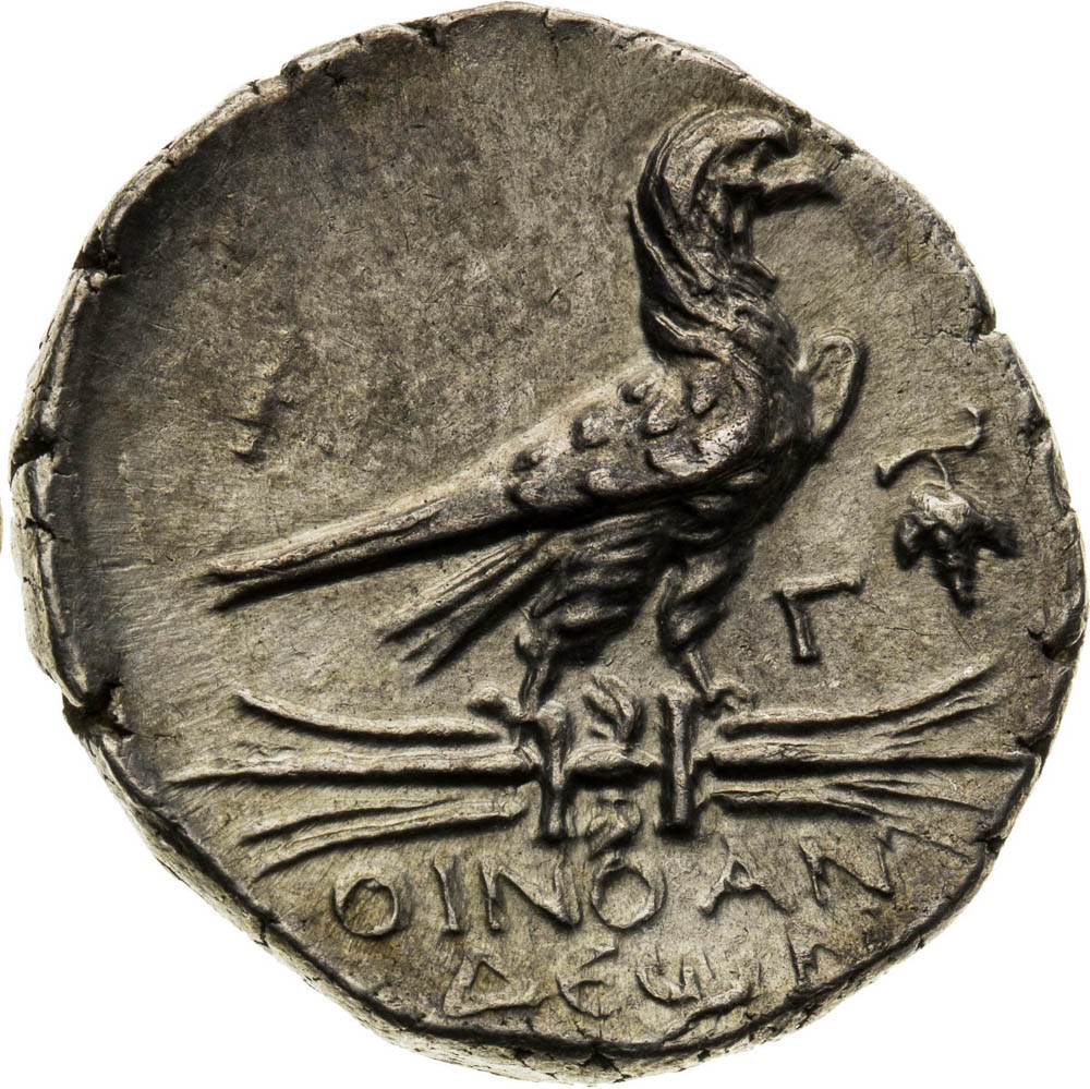 Didrachma (okolo 200 p. n. l.) - reverz