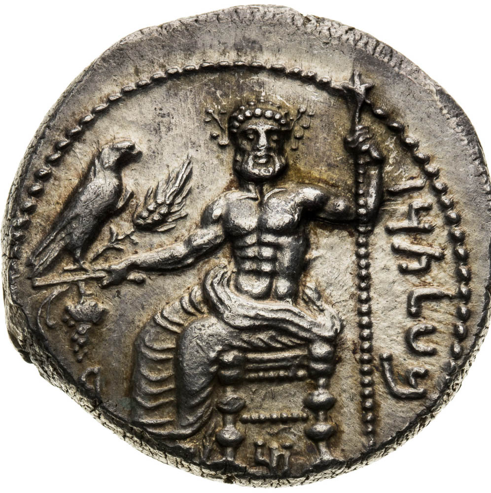 Strieborný statér (361 - 334 p. n. l.) - averz