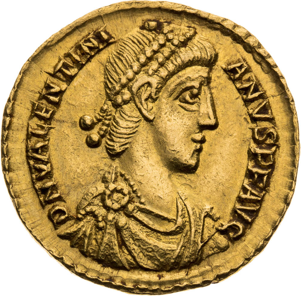Aureus (388 - 392) - avers