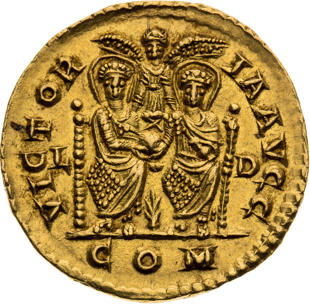 Aureus (388 - 392) - revers