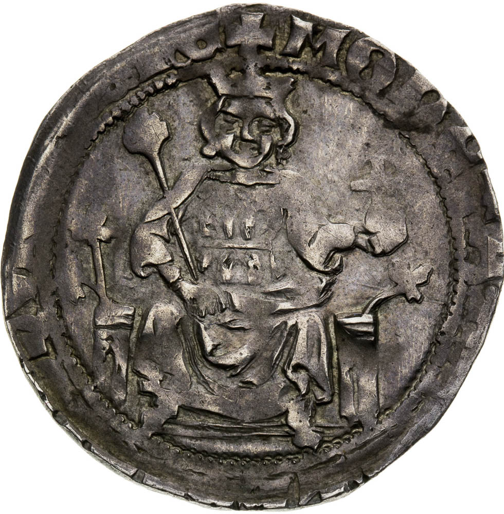 Groš (1337) - avers