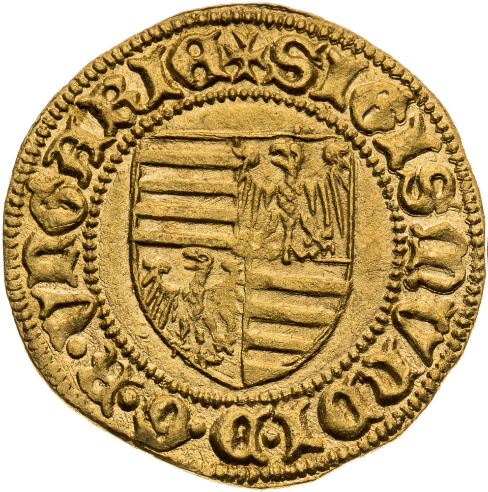 Goldgulden (1387 - 1401) - front