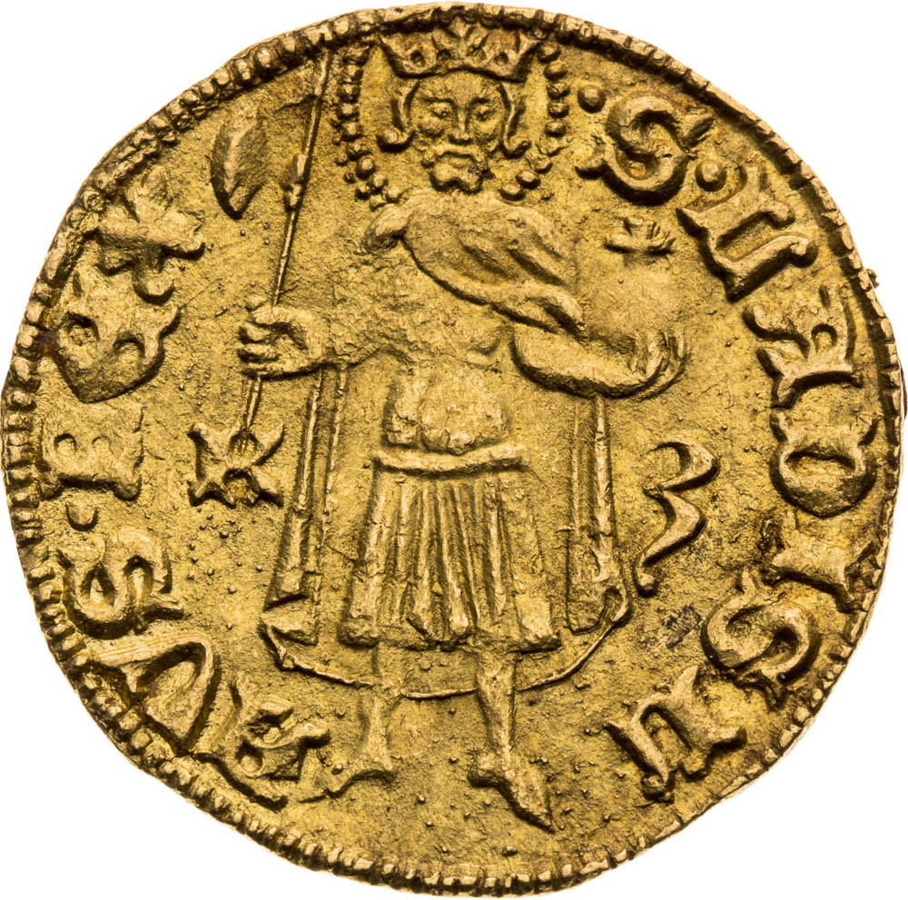 Goldgulden (1418) - back
