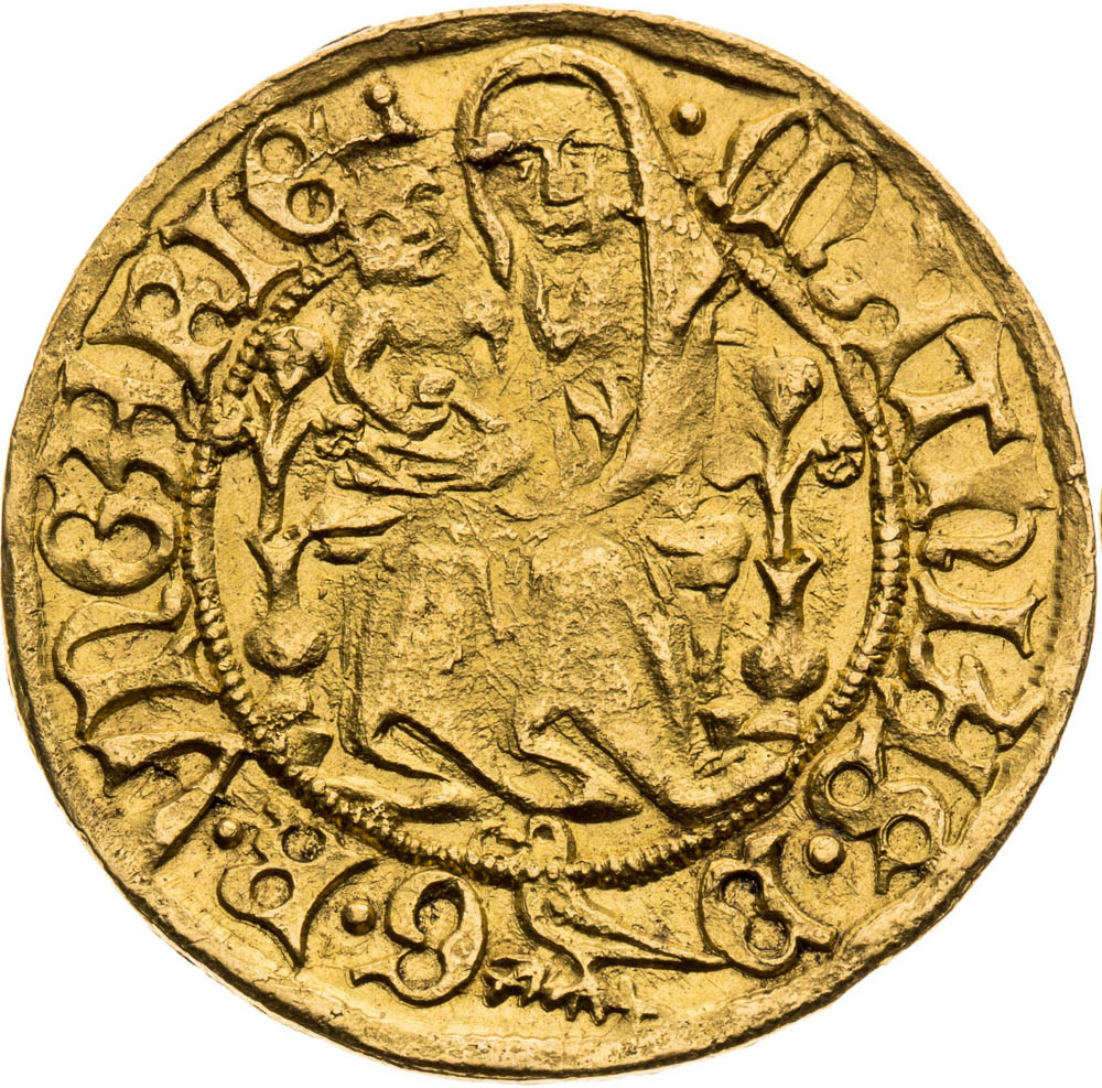 Dukát (1472 - 1477) - avers