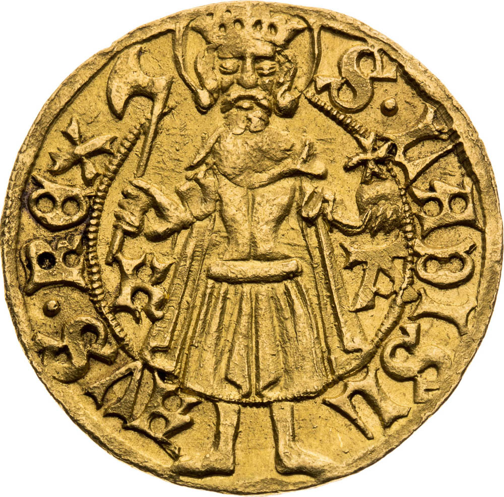 Dukát (1472 - 1477) - revers
