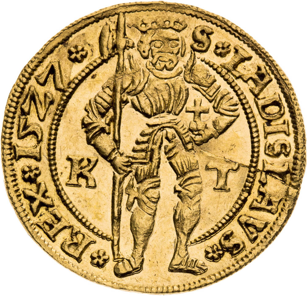 Goldgulden 1527 - back