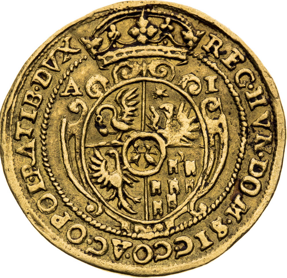 Dukát 1622 - revers