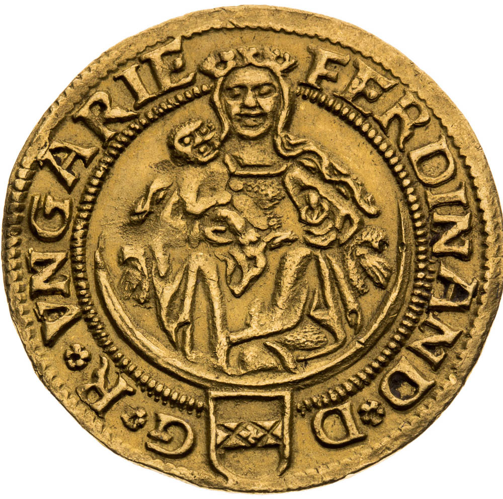 Dukát 1529 - avers