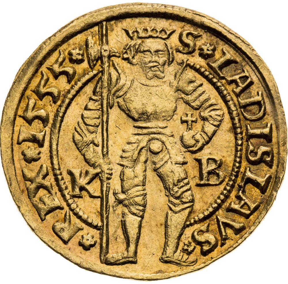 Dukát 1555 - revers