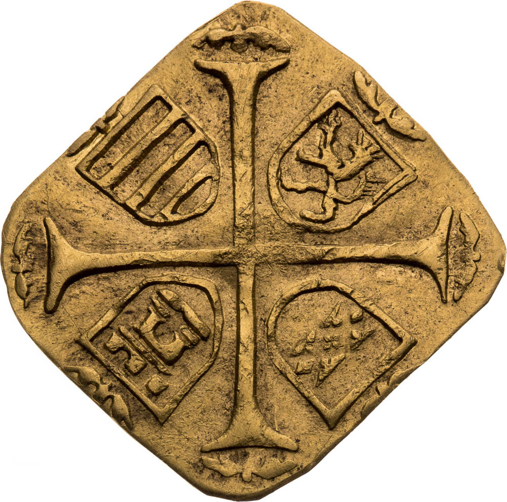 Dukátová klipa 1529 - revers