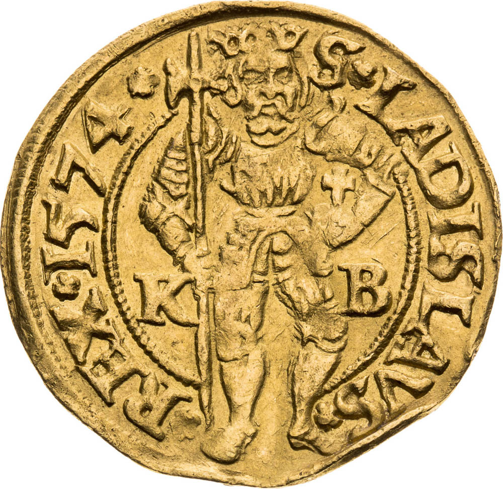 Dukát 1574 - revers