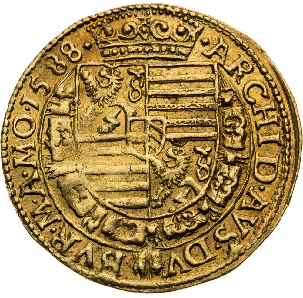 Dukát 1588 - revers